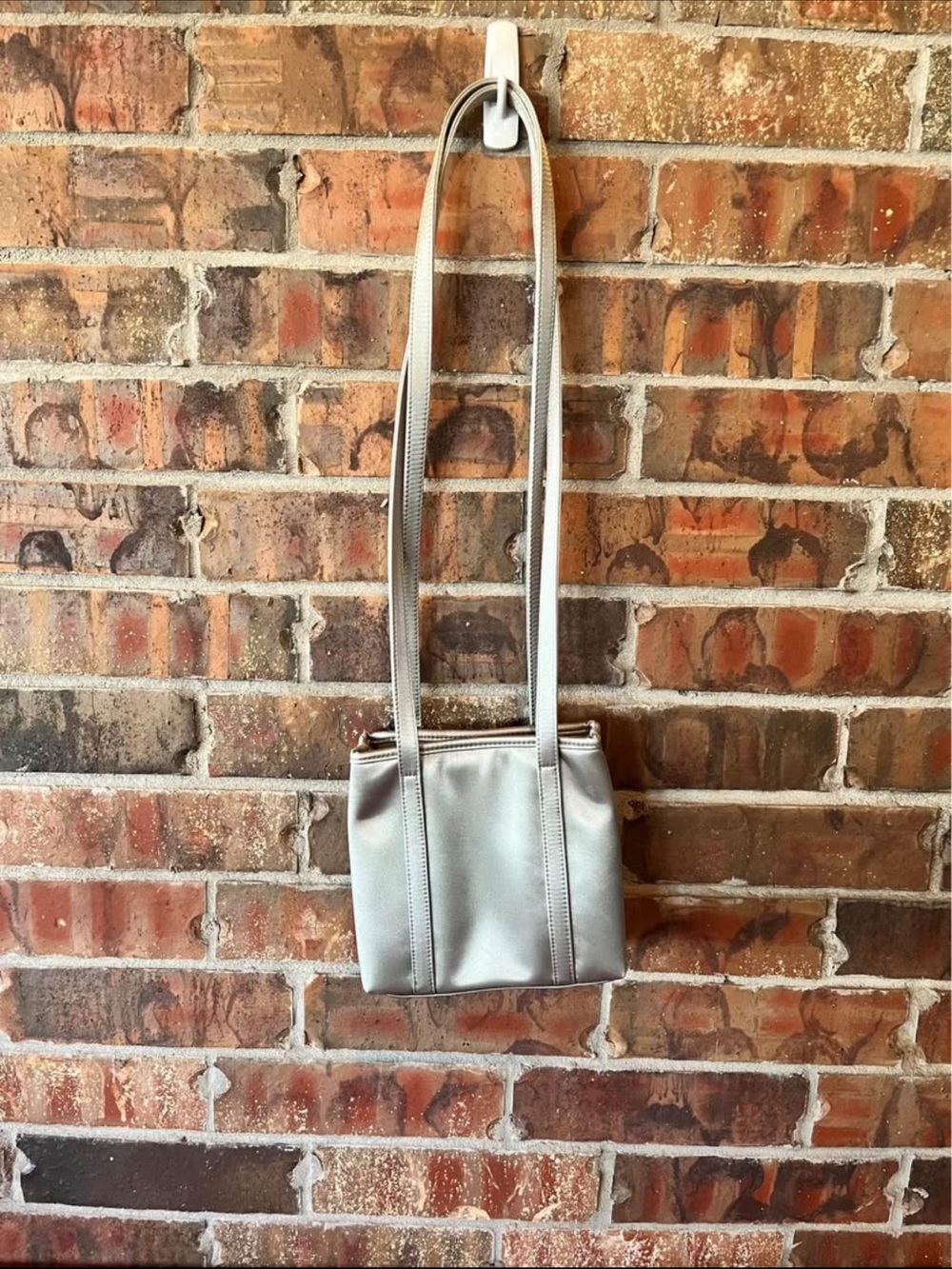 Nine West Small Silver Metallic Evening Purse Handbag